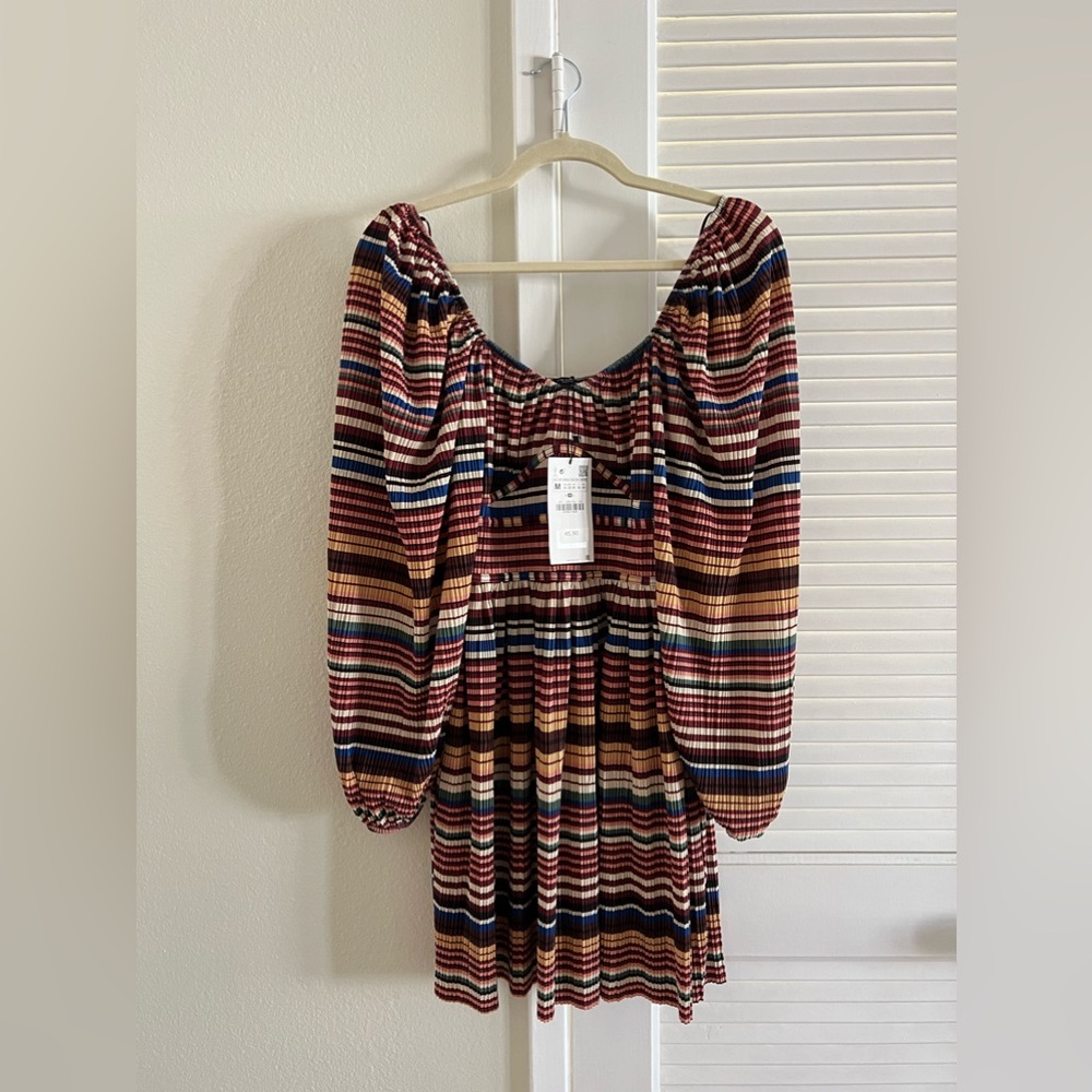 Zara M Short Striped Dress